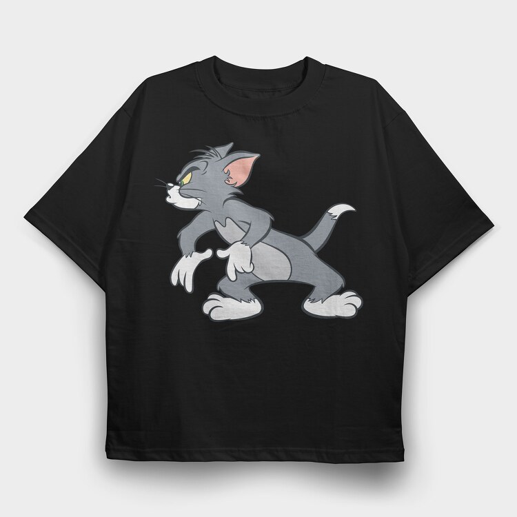 Tom and Jerry 1, Tricou Oversize Barbati (Unisex)