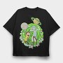 Rick and Morty 60, Tricou Oversize Barbati (Unisex)