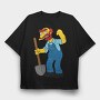 Groundskeeper Willie, Tricou Oversize Barbati (Unisex)