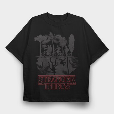 Stranger Things 3, Tricou Oversize Barbati (Unisex)