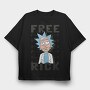 Rick and Morty 64, Tricou Oversize Barbati (Unisex)