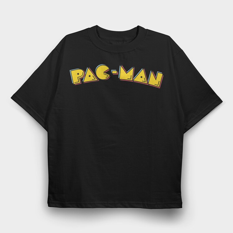 Pacman 17, Tricou Oversize Barbati (Unisex)