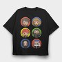 Harry Potter Figurine, Tricou Oversize Barbati (Unisex)