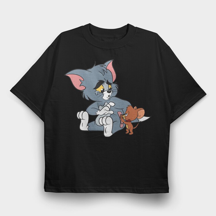 Tom and Jerry 22, Tricou Oversize Barbati (Unisex)