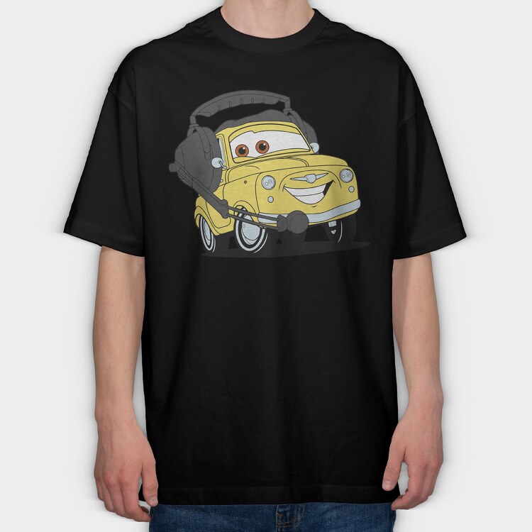 Cars 2, Tricou Oversize Barbati (Unisex)