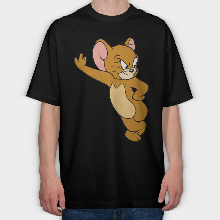 Tom and Jerry 6, Tricou Oversize Barbati (Unisex)