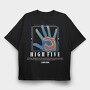 High Five 2, Tricou Oversize Barbati (Unisex)