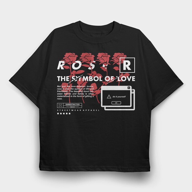 Rosser 2, Tricou Oversize Barbati (Unisex)