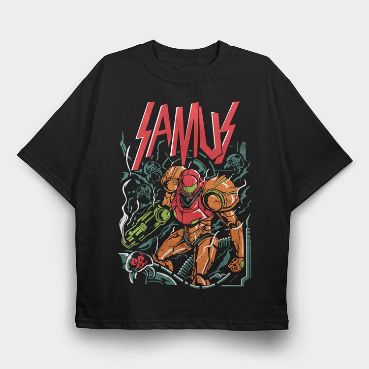 Samus (2), Tricou Oversize Barbati (Unisex)