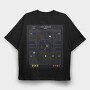 Pacman 37, Tricou Oversize Barbati (Unisex)