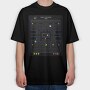Pacman 37, Tricou Oversize Barbati (Unisex)