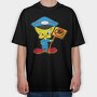 Cartoon Retro Tweety 2, Tricou Oversize Barbati (Unisex)