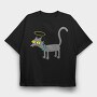 Vector Simpsons Cat2, Tricou Oversize Barbati (Unisex)