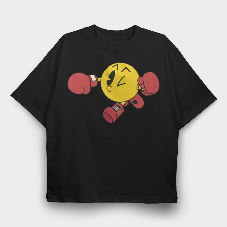 Pacman 6, Tricou Oversize Barbati (Unisex)
