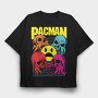 Pacman, Tricou Oversize Barbati (Unisex)