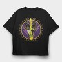 Villanas Disney Malefica B, Tricou Oversize Barbati (Unisex)