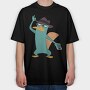 Phineas and Ferb 15, Tricou Oversize Barbati (Unisex)