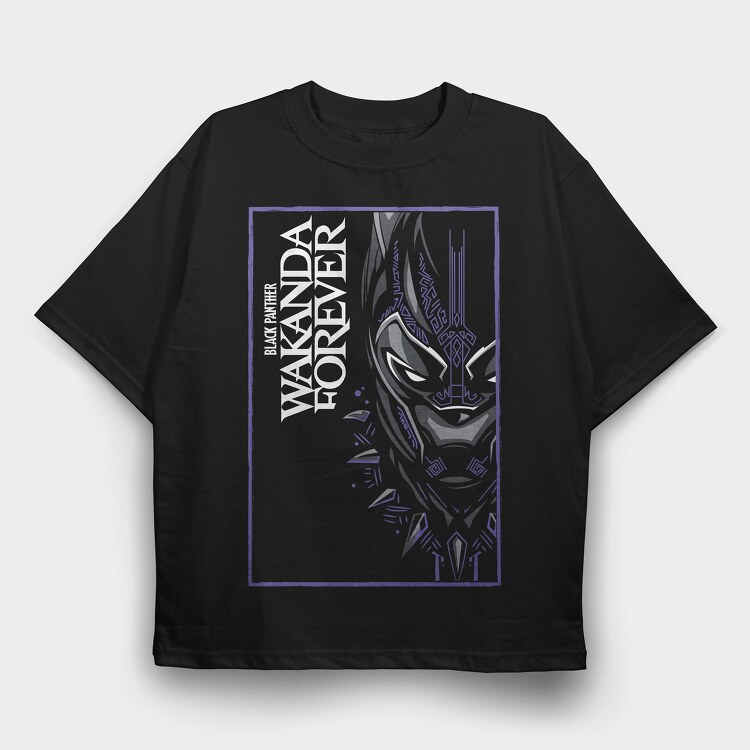 wakanda forever, Tricou Oversize Barbati (Unisex)