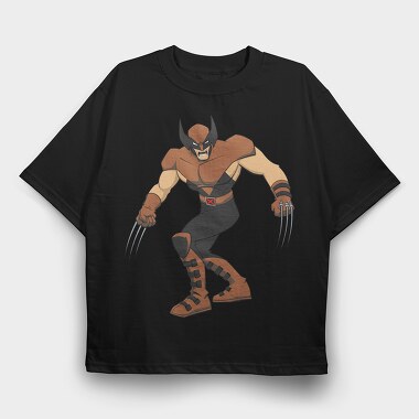 Cartoon Retro X Men 4, Tricou Oversize Barbati (Unisex)