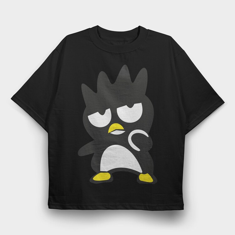 Cartoon Retro Badtz Maru 6, Tricou Oversize Barbati (Unisex)