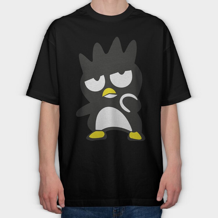 Cartoon Retro Badtz Maru 6, Tricou Oversize Barbati (Unisex)