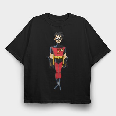 Cartoon Retro Batman 3, Tricou Oversize Barbati (Unisex)