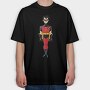 Cartoon Retro Batman 3, Tricou Oversize Barbati (Unisex)
