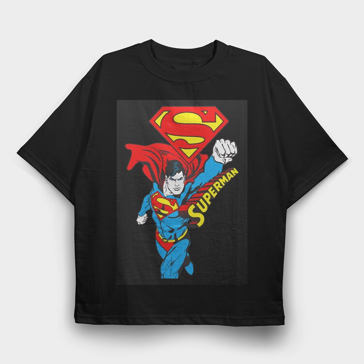 Superman 8, Tricou Oversize Barbati (Unisex)