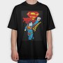 Superman 8, Tricou Oversize Barbati (Unisex)