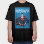 Superman 9, Tricou Oversize Barbati (Unisex)