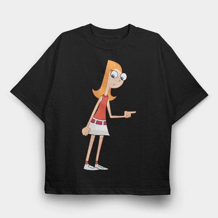 Phineas and Ferb 5, Tricou Oversize Barbati (Unisex)