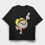 Cartoon Retro Billy and Mandy 5, Tricou Oversize Barbati (Unisex)