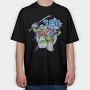 Teenage Mutant Ninja Turtles 1, Tricou Oversize Barbati (Unisex)