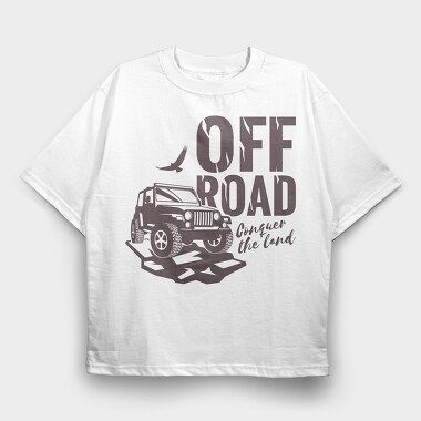 Off Road 3, Tricou Oversize Barbati (Unisex)