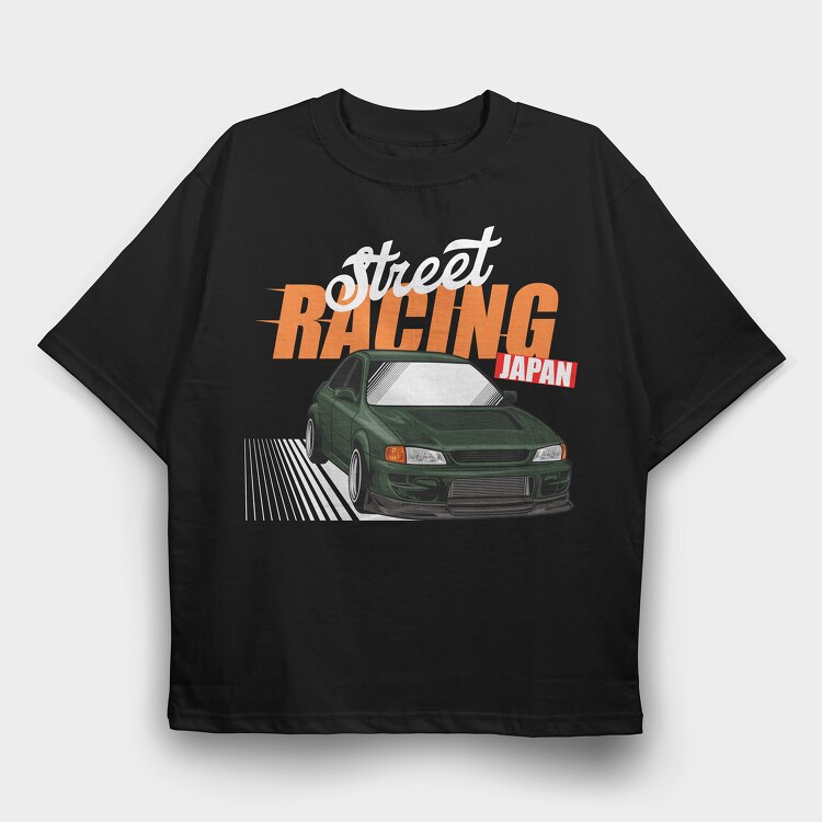 1997 Subaru WRX GC8, Tricou Oversize Barbati (Unisex)