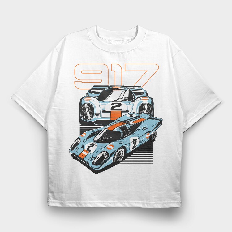 917, Tricou Oversize Barbati (Unisex)