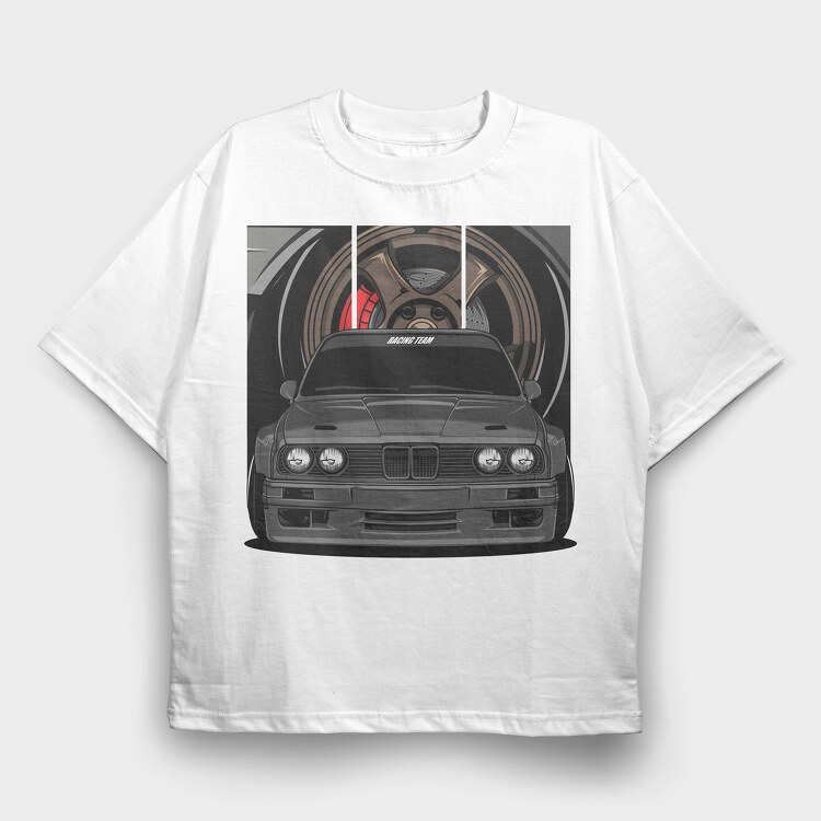 BMW, Tricou Oversize Barbati (Unisex)