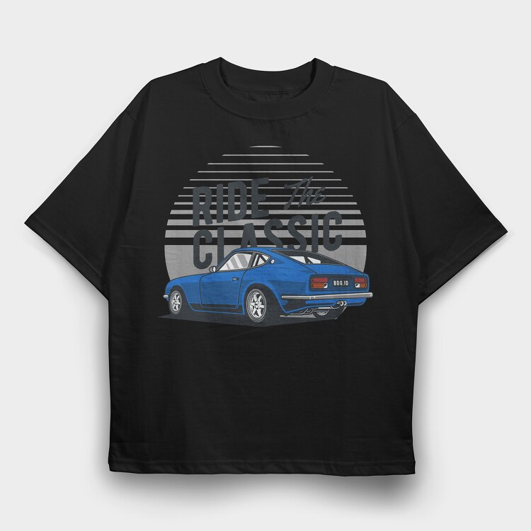 datsun 240z, Tricou Oversize Barbati (Unisex)