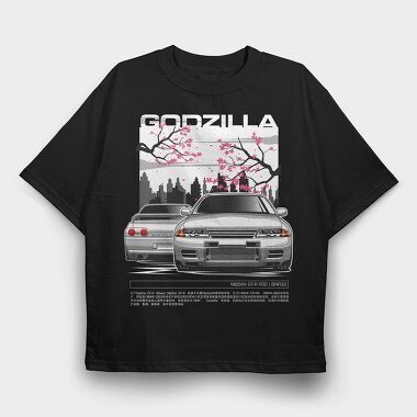 GTR R32, Tricou Oversize Barbati (Unisex)