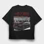 GTR R35 Back, Tricou Oversize Barbati (Unisex)