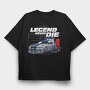 Legend Never Die, Tricou Oversize Barbati (Unisex)