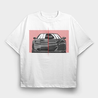 NSX FRONT, Tricou Oversize Barbati (Unisex)