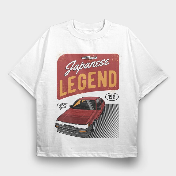 Toyota Corolla Levin 2, Tricou Oversize Barbati (Unisex)