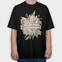 Watercolor Flowers Mother 1, Tricou Oversize Barbati (Unisex)