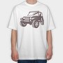 Off Road 2, Tricou Oversize Barbati (Unisex)