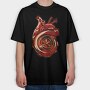TURBO HEARTS, Tricou Oversize Barbati (Unisex)