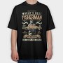 World'S Best Fisherman, Tricou Oversize Barbati (Unisex)