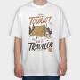 Tourist Traveler, Tricou Oversize Barbati (Unisex)