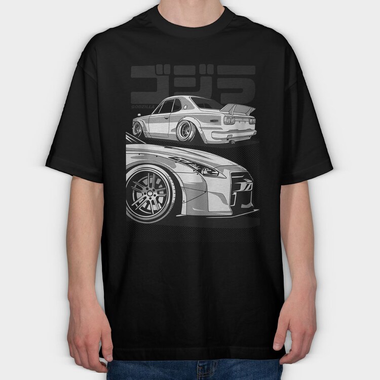 GTR GOJIRA, Tricou Oversize Barbati (Unisex)