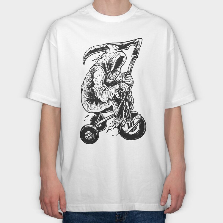 Reaper Bike, Tricou Oversize Barbati (Unisex)
